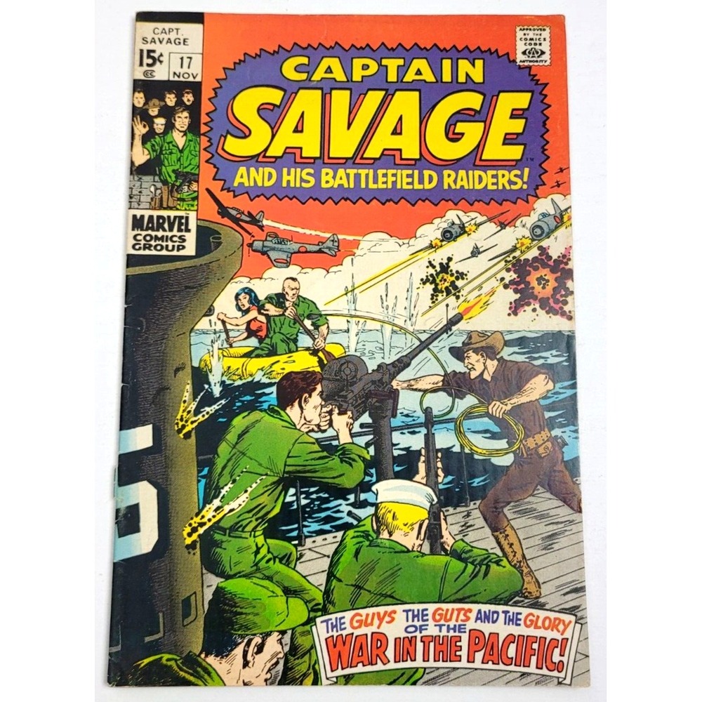 CAPTAIN SAVAGE & HIS BATTLEFIELD RAIDERS!  #17 (1969) - MARVEL COMICS SILVER AGE